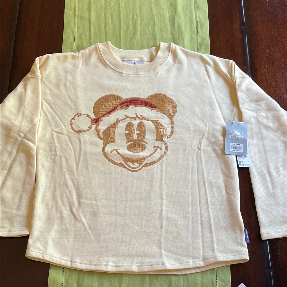 Disney Kids Christmas Spirit Jersey  NWT XL/14 (Fits Adult XS)